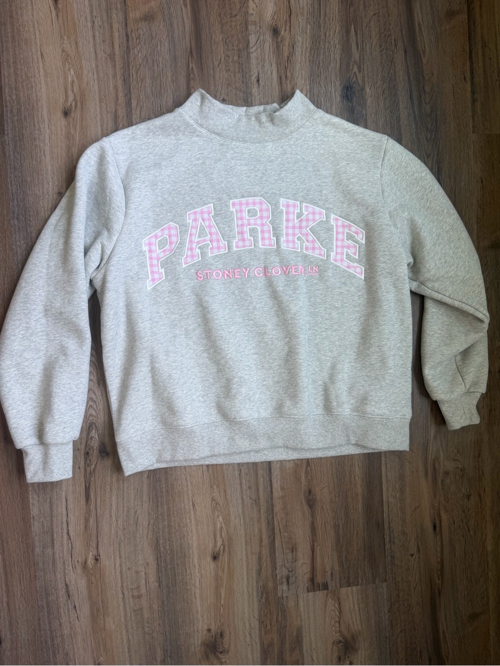 Parke x Stoney Clover Grey Sweatshirt L/XL— Never Worn